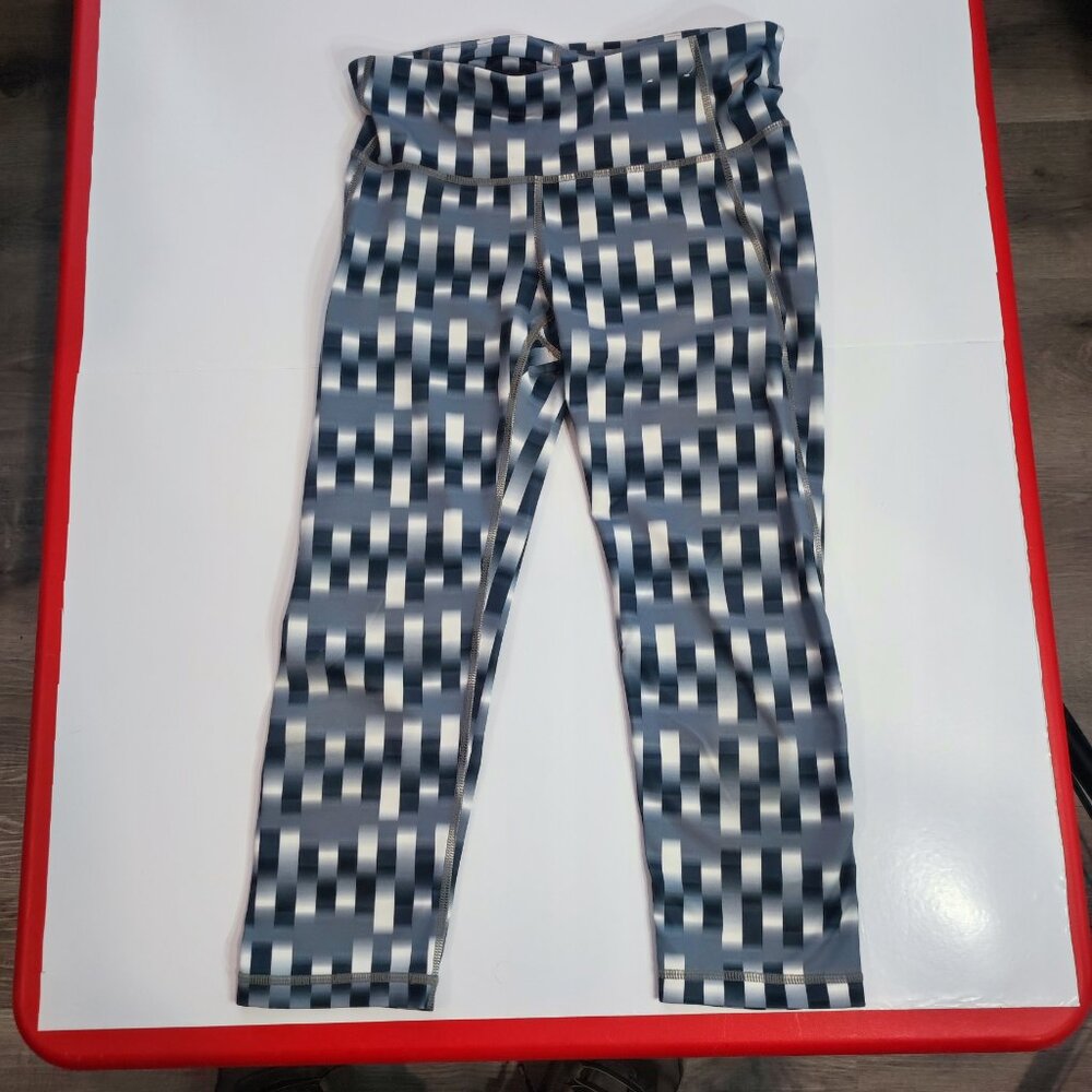 GAP leggings grey geometrical design women's size XS (160/64A)